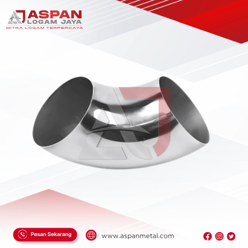 Elbow ornament 3/4 inch ( 19.1 MM ) tebel 1,2 MM stainless steel 304