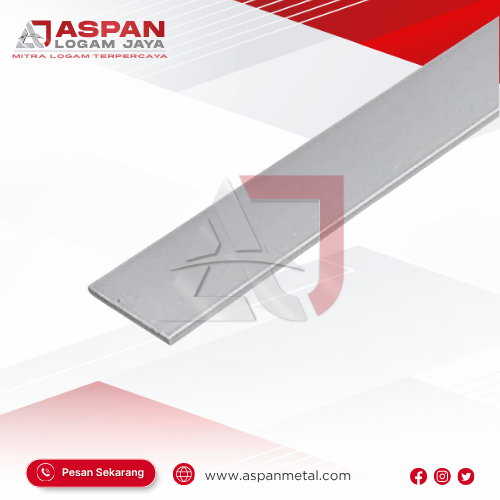 Strip tebel 3 mm x 40 mm stainless steel 304